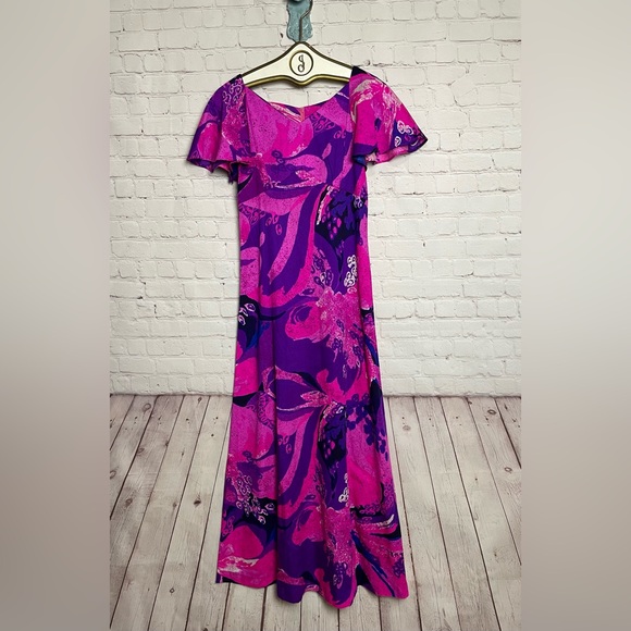 Vintage 60s Hawaiian Dress - Picture 1 of 9